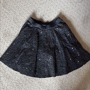 Balera Black Sequin Dance Skirt